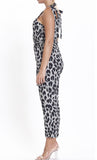 Anali sleeveless print jumpsuit