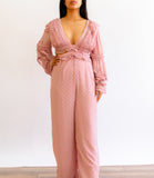 Posie dusty pink jumpsuit