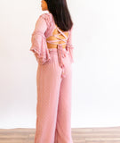 Posie dusty pink jumpsuit