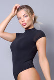 Caria black bodysuit