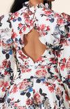 Mariposa floral print dress